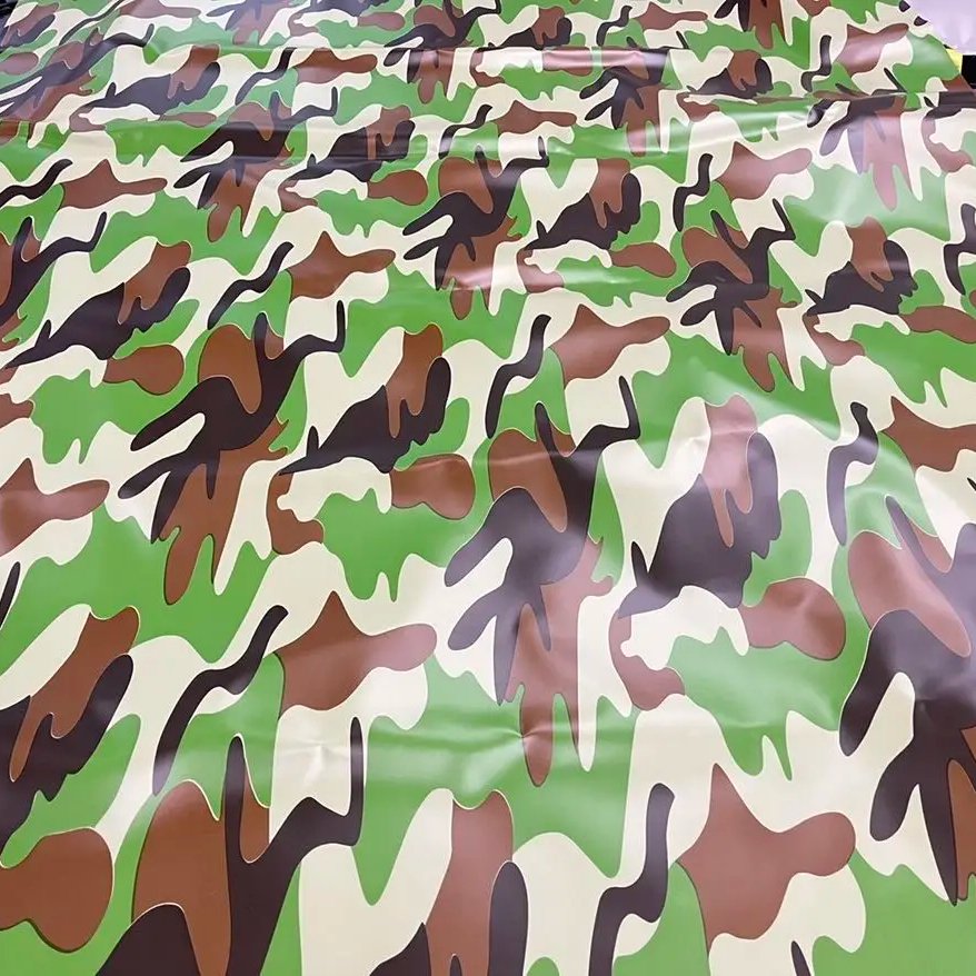 Sijiatex PVC Vinyl High Airtight High Strength Camouflage Color ICamouflage Marine Boat for Rescue